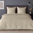 TRAUMSCHLAF Bettwäsche Stripe Mako Satin 3-teilig Beige/Braun Bild 2