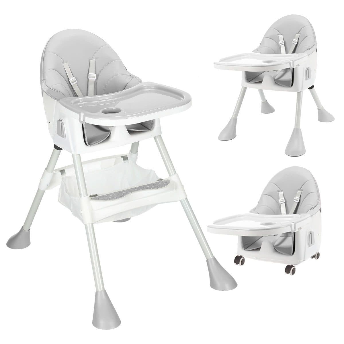 oyajia Kinderstuhl 3-in-1 Rosa/Blau 7-stufig höhenverstellbar - Bild 2