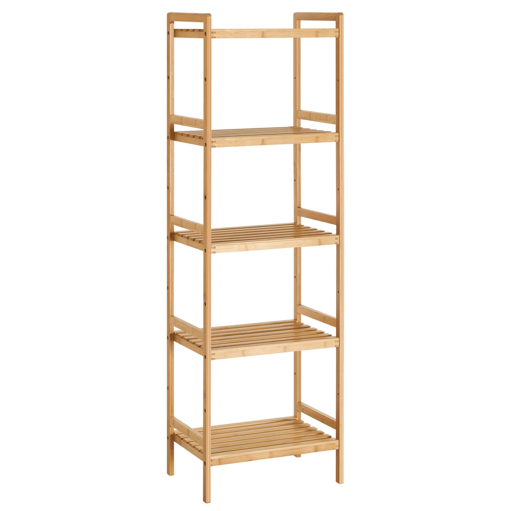 SONGMICS Badregal Bücherregal, 5 Ablagen, Bambus, 45 x 31,5 x 142 cm - Bild 2