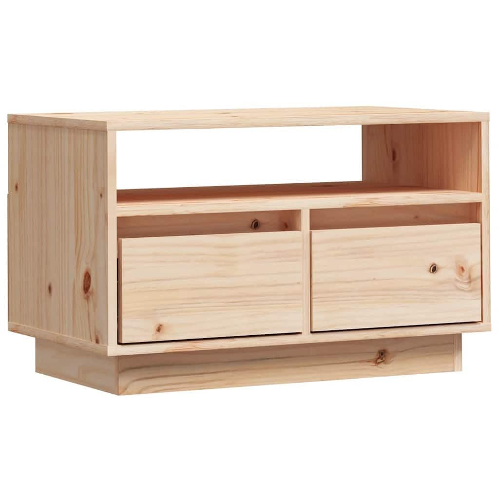 vidaXL TV-Schrank Massivholz Kiefer 60x35x37 cm - Bild 2