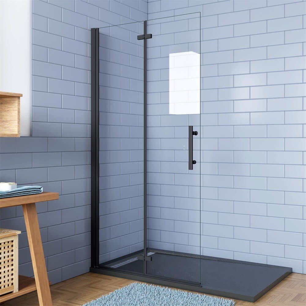 duschspa Duschwand mit Sicherheitsglas und Aluminiumrahmen - Bild 2