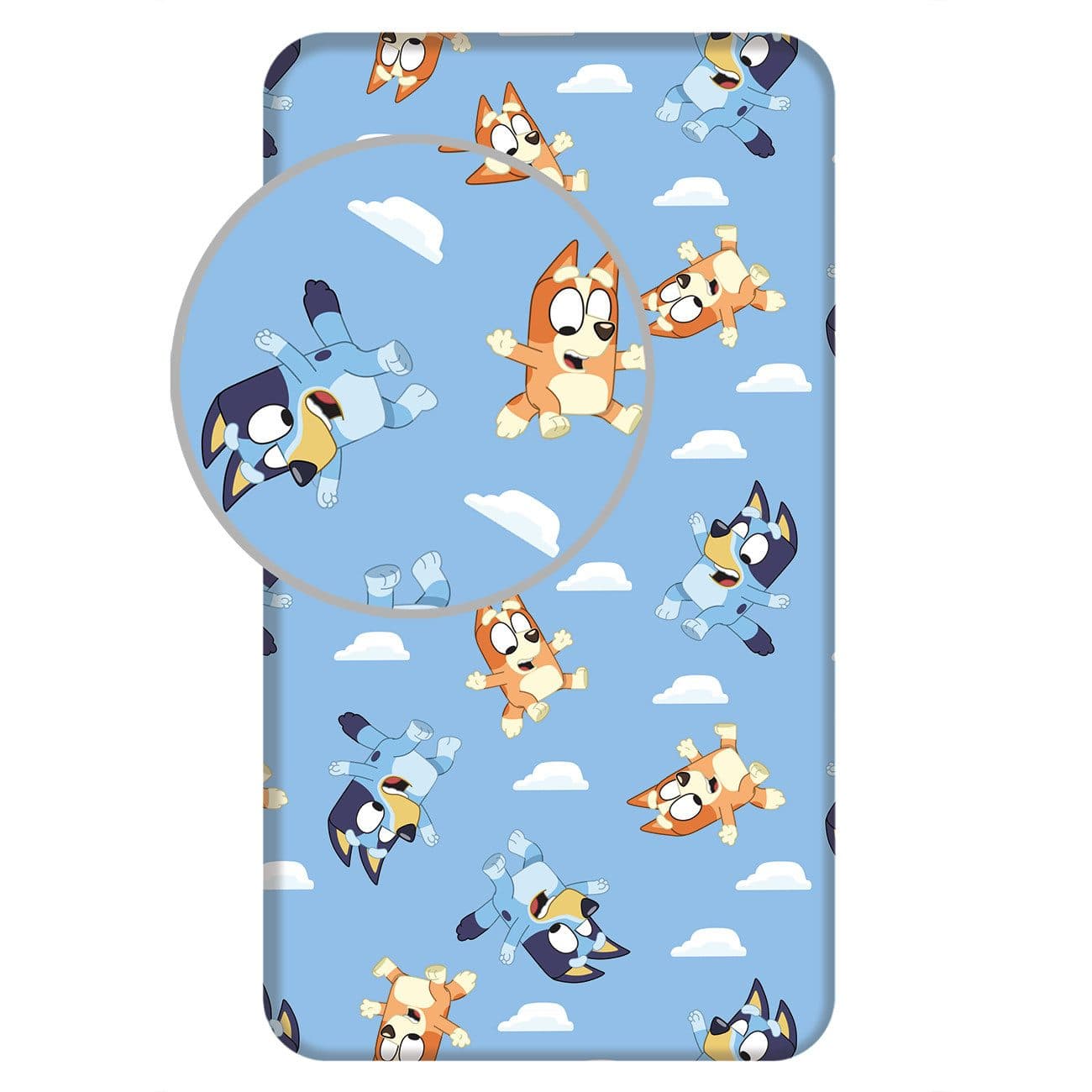 Jerry Fabrics Bluey & Bingo Spannbettlaken 100% Baumwolle - Bild 2