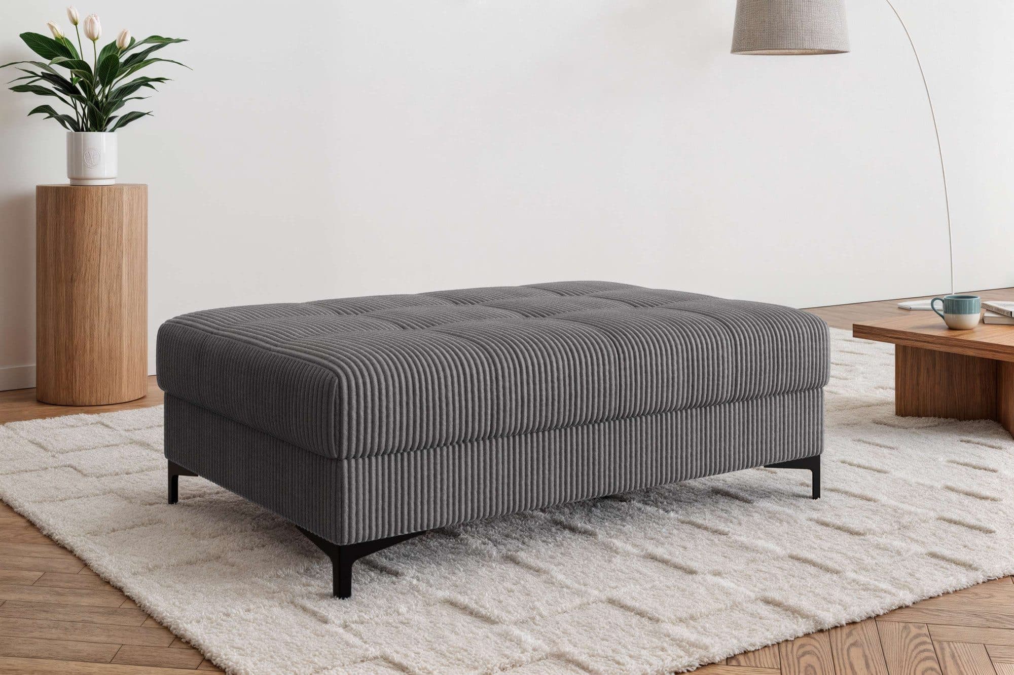 OTTO home Polsterhocker LEEVKE Sitzhocker 115 cm - Bild 2