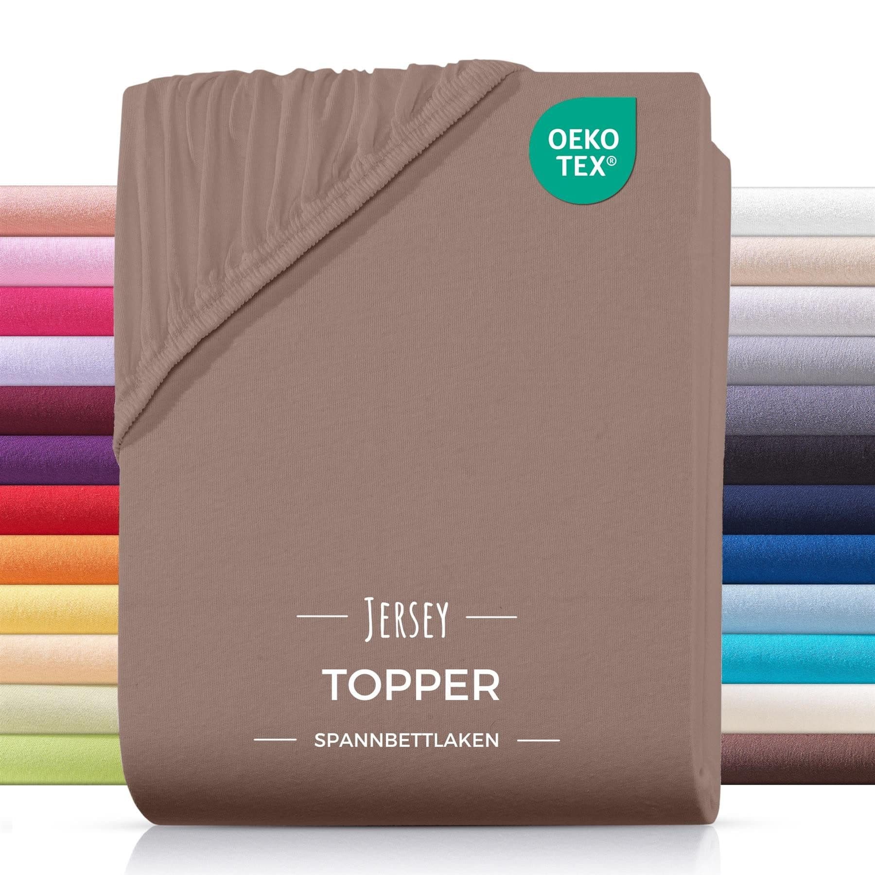 Carpe Sonno Spannbettlaken Topper Jersey 100% Baumwolle - Bild 2