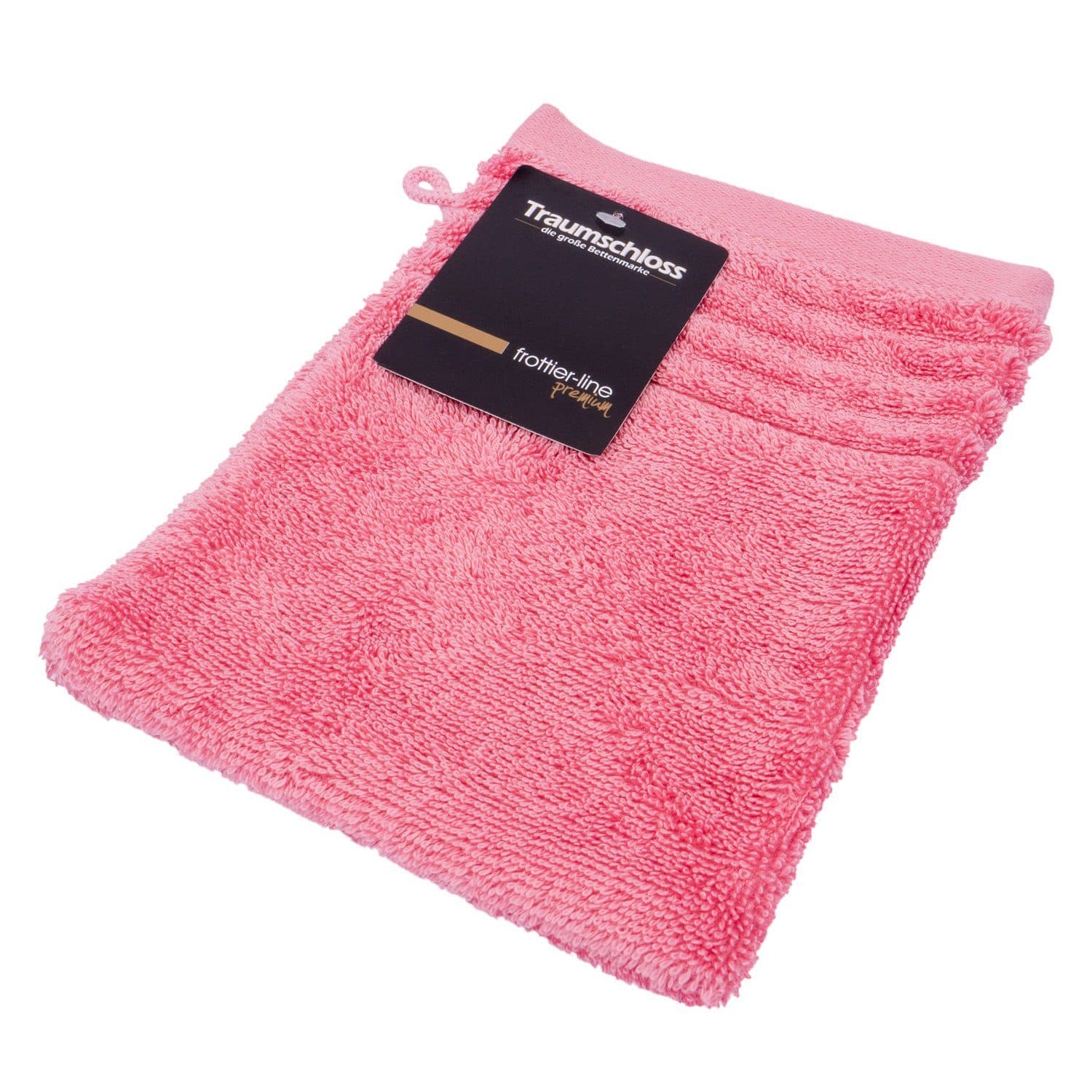 Traumschloss Waschlappen Premium-Line Rosa 100% Baumwolle 600g/m² - Bild 2