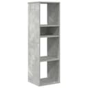 vidaXL Bücherregal Betongrau Holzwerkstoff Modern Bild 2