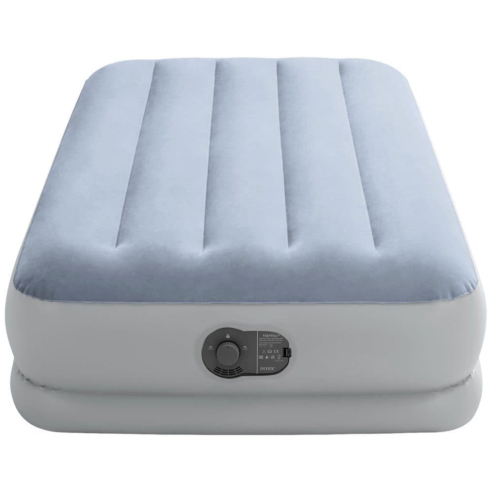 INTEX DuraBeam Mid-Rise Comfort Luftbett mit USB-Pumpe Blau - Bild 2