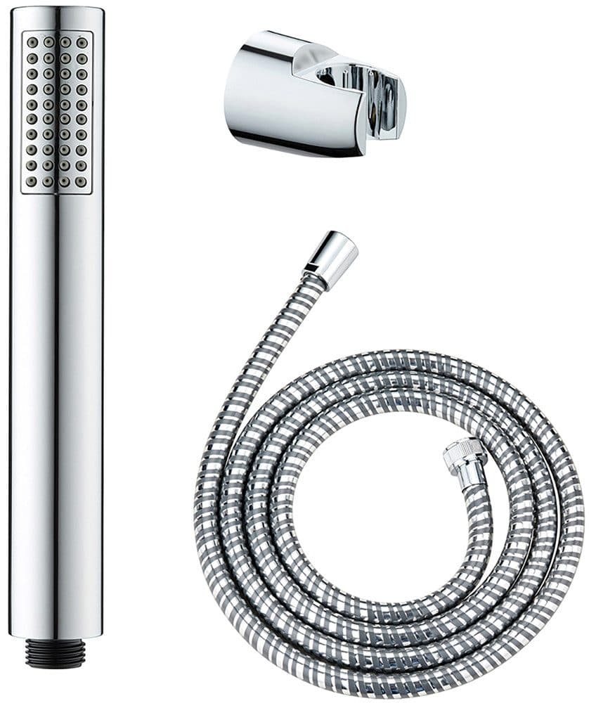 WENKO Basic Line Handbrause Set 3-tlg. Silber Chrom-Optik - Bild 2