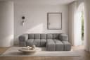 Kaiser Möbel Ecksofa AVERRO Velours Bluvel Grau Modern Bild 2