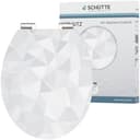 SCHÜTTE WC-Sitz Diamond Grau/Weiß Hochglanz mit Absenkautomatik Bild 2