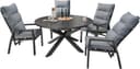 Destiny Garten-Essgruppe GARDA ARONA 9-tlg. Anthrazit Aluminium Bild 2