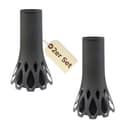 GarPet Bodenvase 2er Set Grabvase mit Sockel anthrazit Bild 2