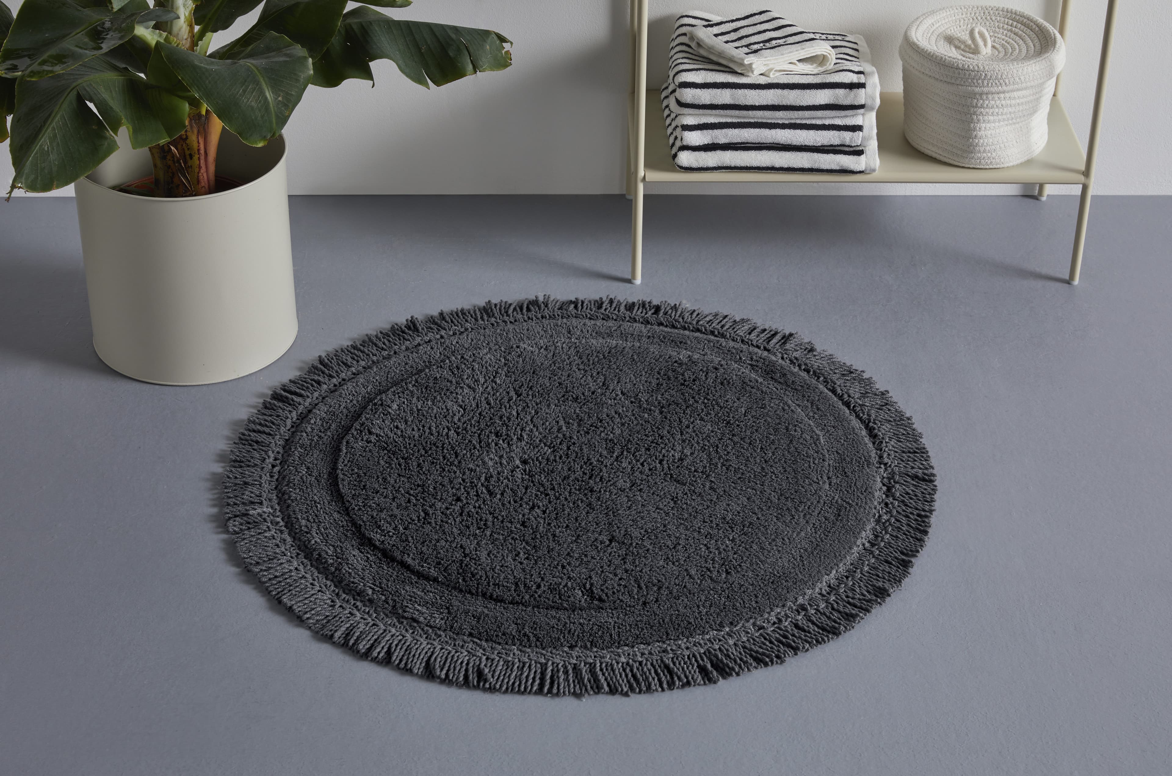 LeGer Home by Lena Gercke Badematte Tamsin Baumwolle Rund - Bild 2