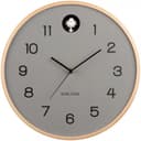 Karlsson Wanduhr Natural Cuckoo Birch Wood Mouse Grey Bild 2