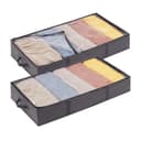 Lifewit Kleiderschutzhülle Faltbare Unterbett Aufbewahrungsbox 2er-Pack Bild 2