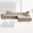 Muffo Ecksofa Wild Beige mit Schlaffunktion und Bettkasten Bild 2