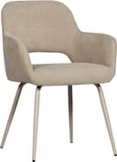 WOOOD Esszimmerstuhl Jenny Set 2-tlg. Beige Stoff Gestell Bild 2