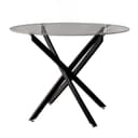 Lookway Esstisch BEIRA Glas Schwarz Silber Gold Bild 2