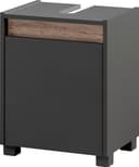 Schildmeyer Waschbeckenunterschrank Cosmo Anthrazit Wildeiche Modern Bild 2