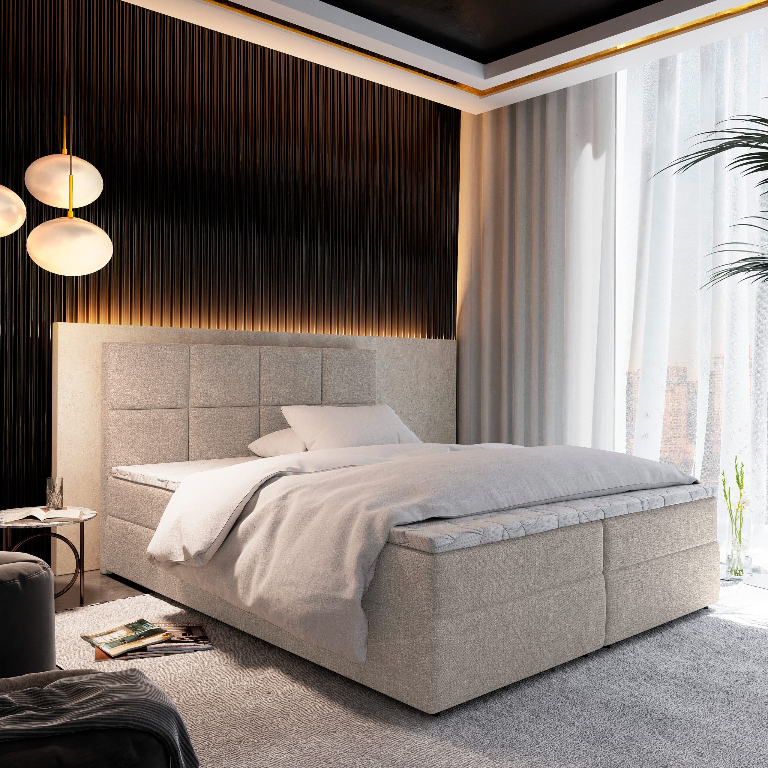 Masseno Boxbett LENA mit Bonell Matratze und Topper - Bild 2