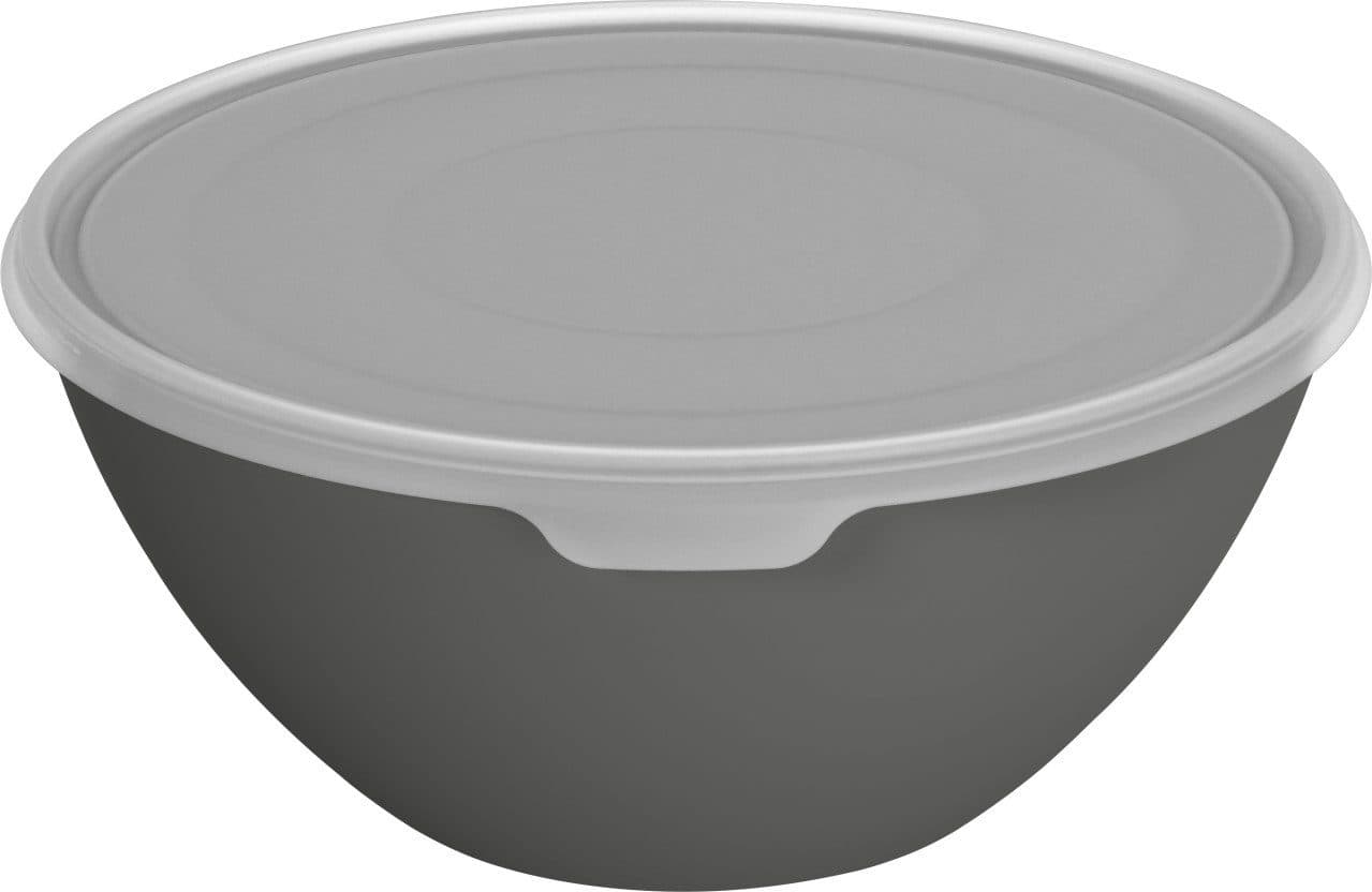 ROTHO Schüssel + Deckel Caruba 8 L schwarz - Bild 2