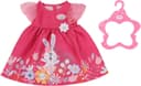 Baby Born Puppenkleid Blümchen Rosa 43 cm mit Kleiderbügel Bild 2