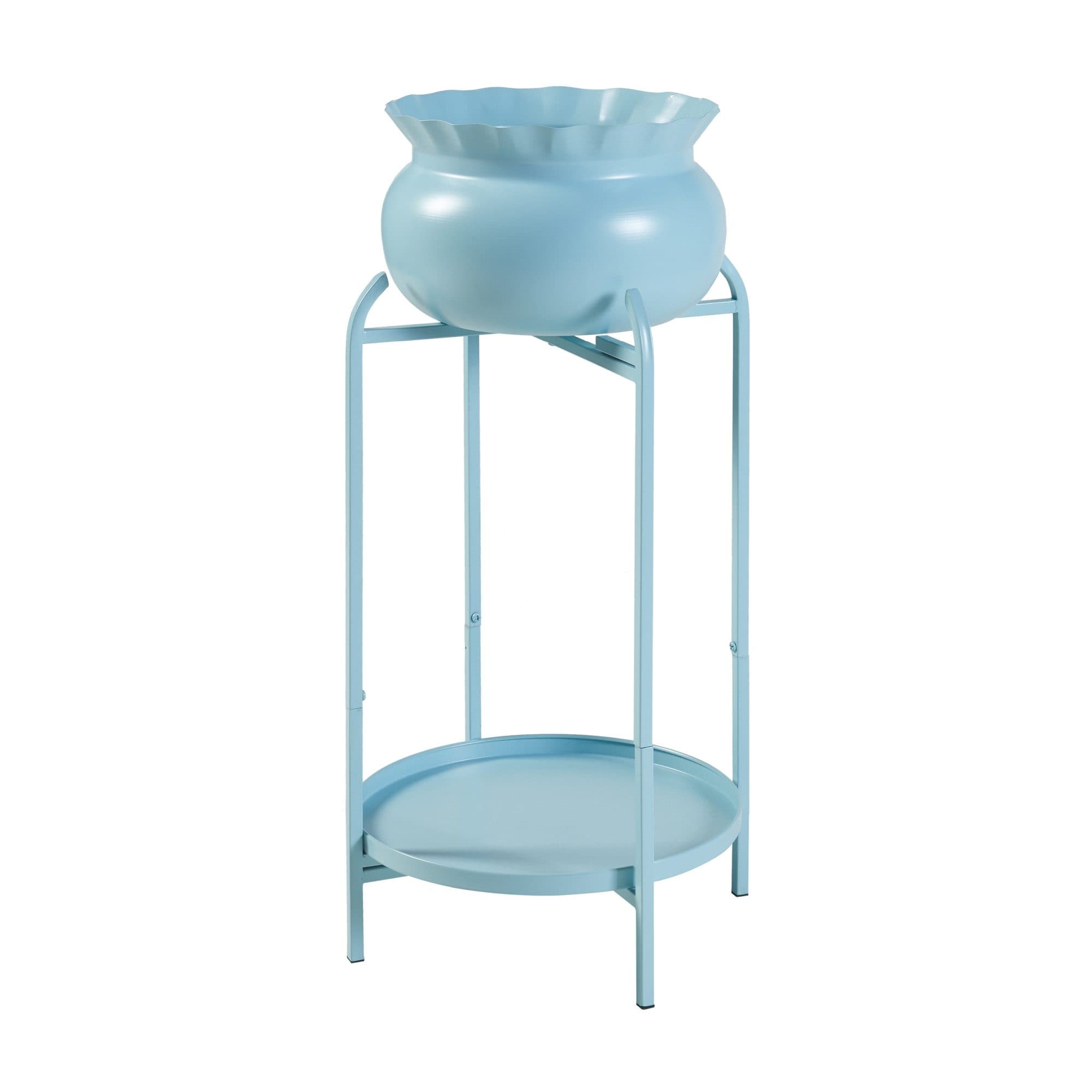 en.casa Blumenständer Altena Metall Hellblau - Bild 2