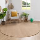 Steffensmeier Teppich Ibiza Rund Beige Kurzflor Bild 2