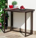 Merxx Gartentisch Rattan Braun Klappbar Bild 2