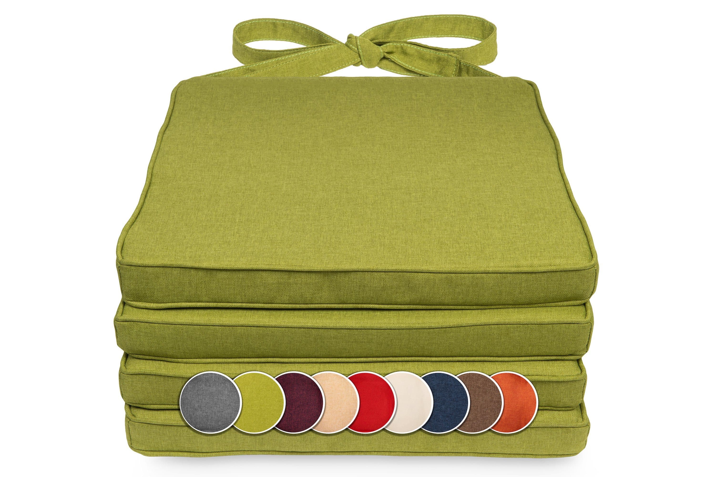 sunnypillow Stuhlkissen 4er Set Grün Modern - Bild 2
