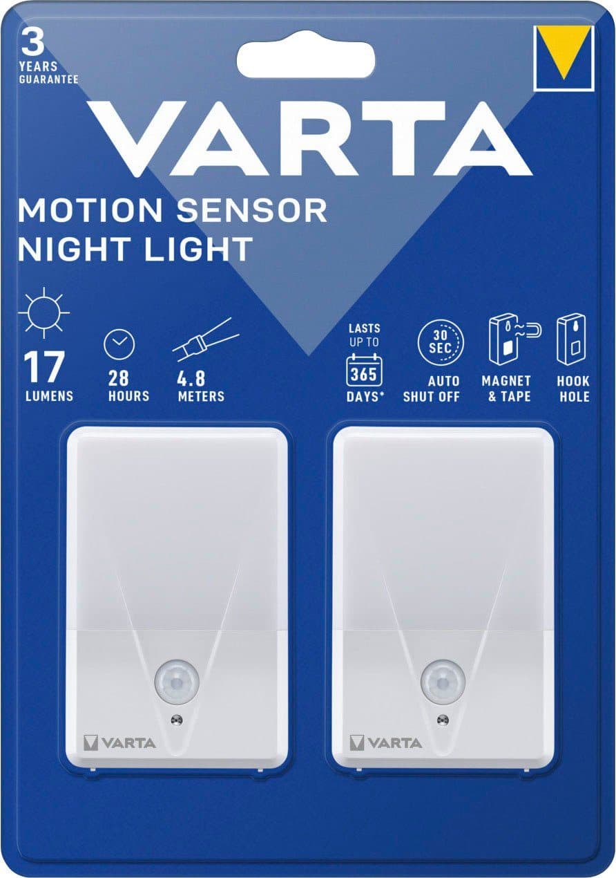 VARTA Motion Sensor Nachtlicht Set 2 Stck LED Warmweiß - Bild 2