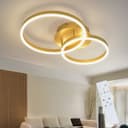 Moderne Deckenleuchte in Gold Bild 2