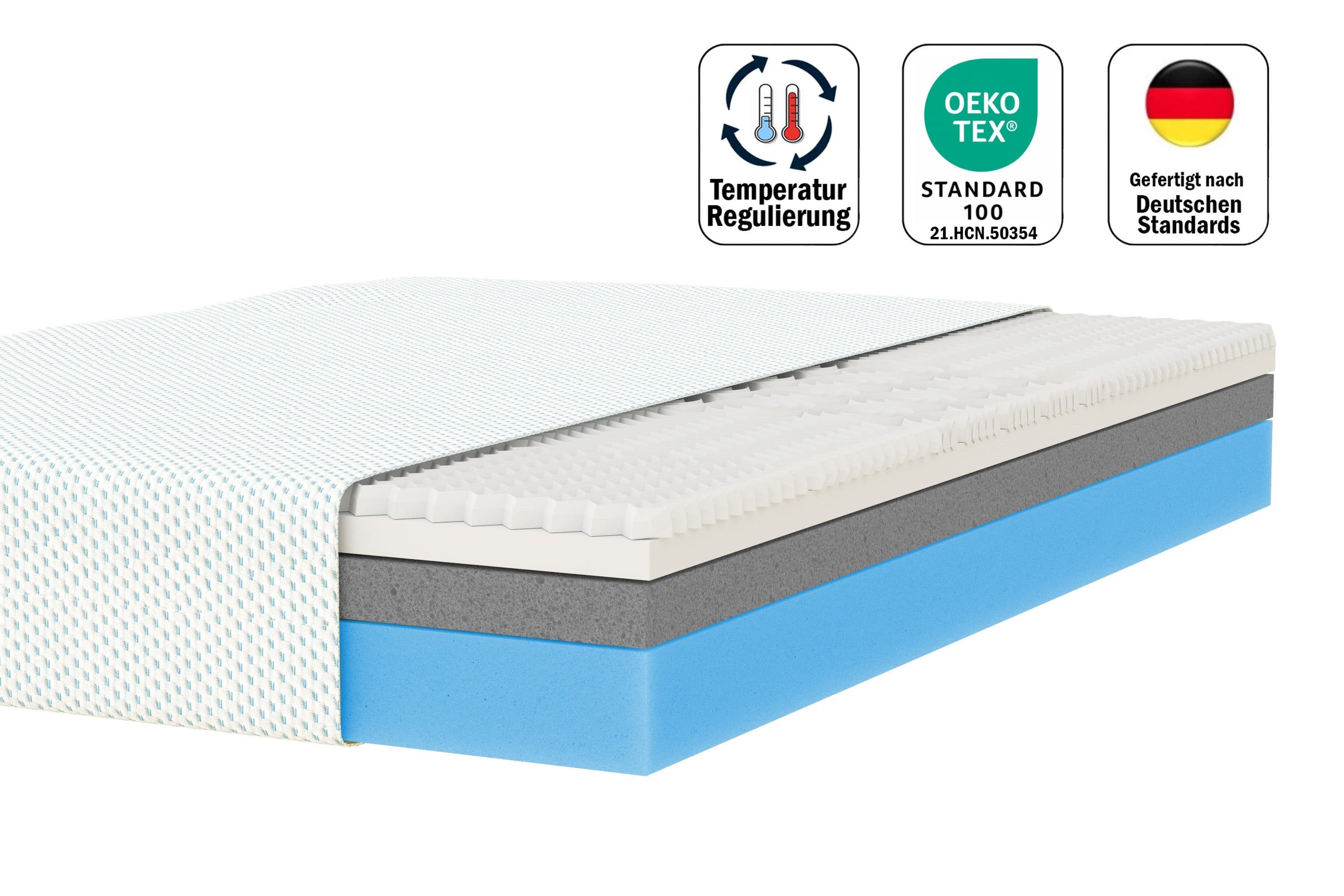 ZINUS Komfortschaummatratze Memory Foam 90x200 cm 20,3 cm - Bild 2