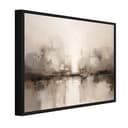 Wallarena Leinwandbild Abstrakt Kunst Beige Modern Wandbild Bild 2