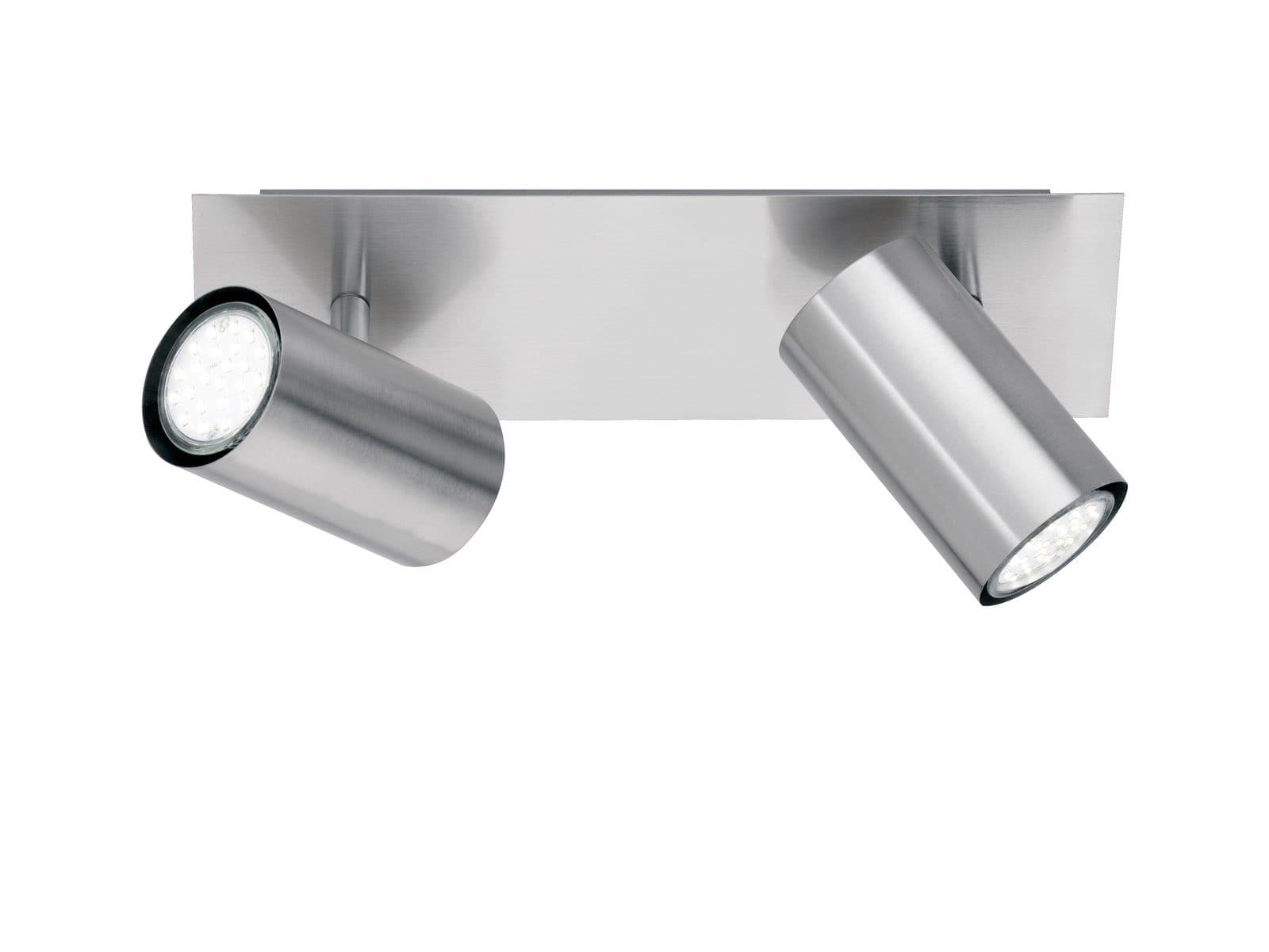 TRIO Leuchten LED Deckenstrahler 2-flammig Silber Dimmfunktion - Bild 2
