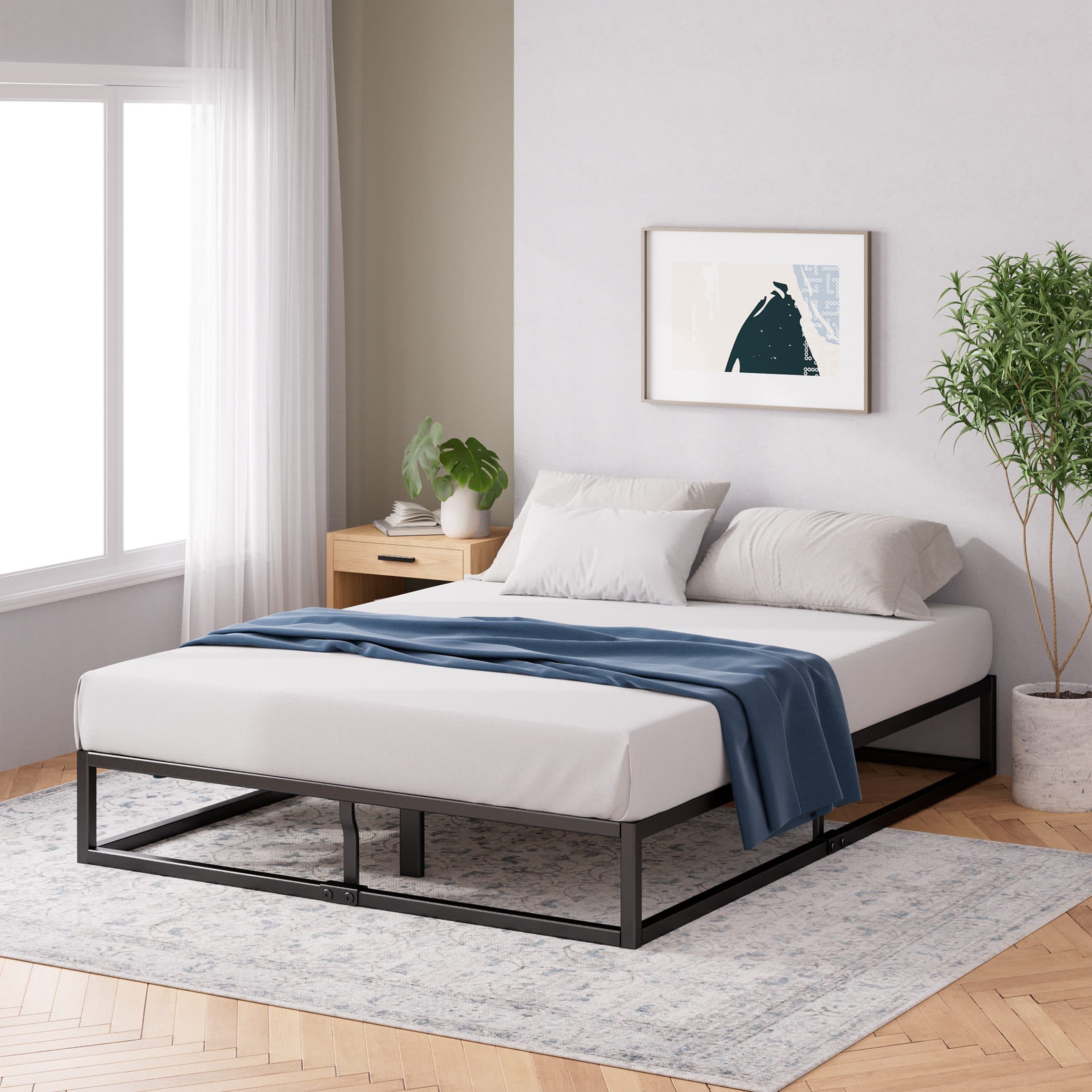 ZINUS Joseph Platform-Bett 100x200 cm mit Stauraum - Bild 2