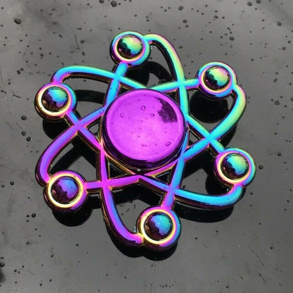 Tinisu Fidget Spinner Rainbow Metall Finger Kreisel Anti Stress