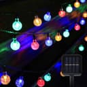 Salcar LED Solarleuchte Kugel-Lichterkette Bunt 5m 20 Pendants Bild 2