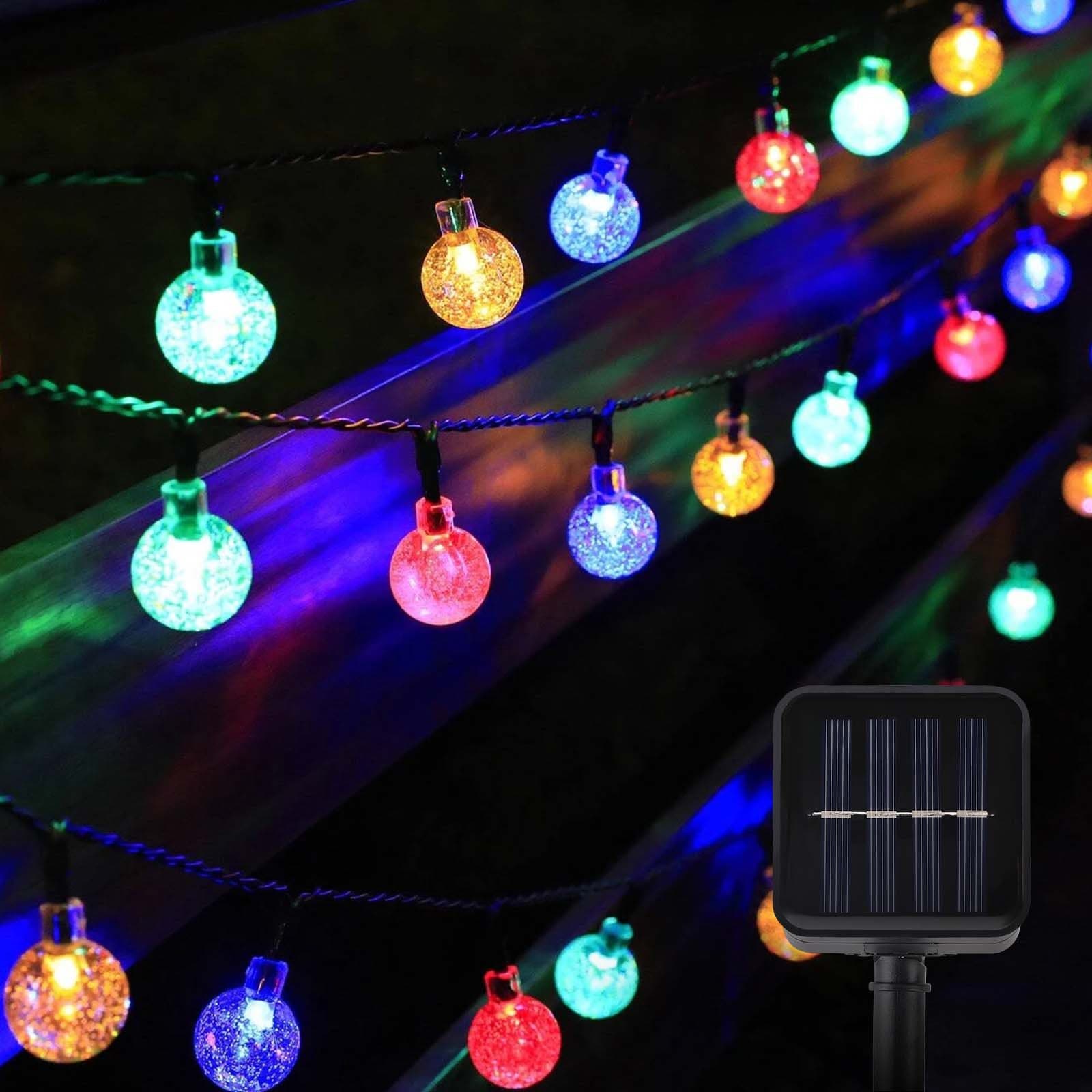 Salcar LED Solarleuchte Kugel-Lichterkette Bunt 5m 20 Pendants - Bild 2