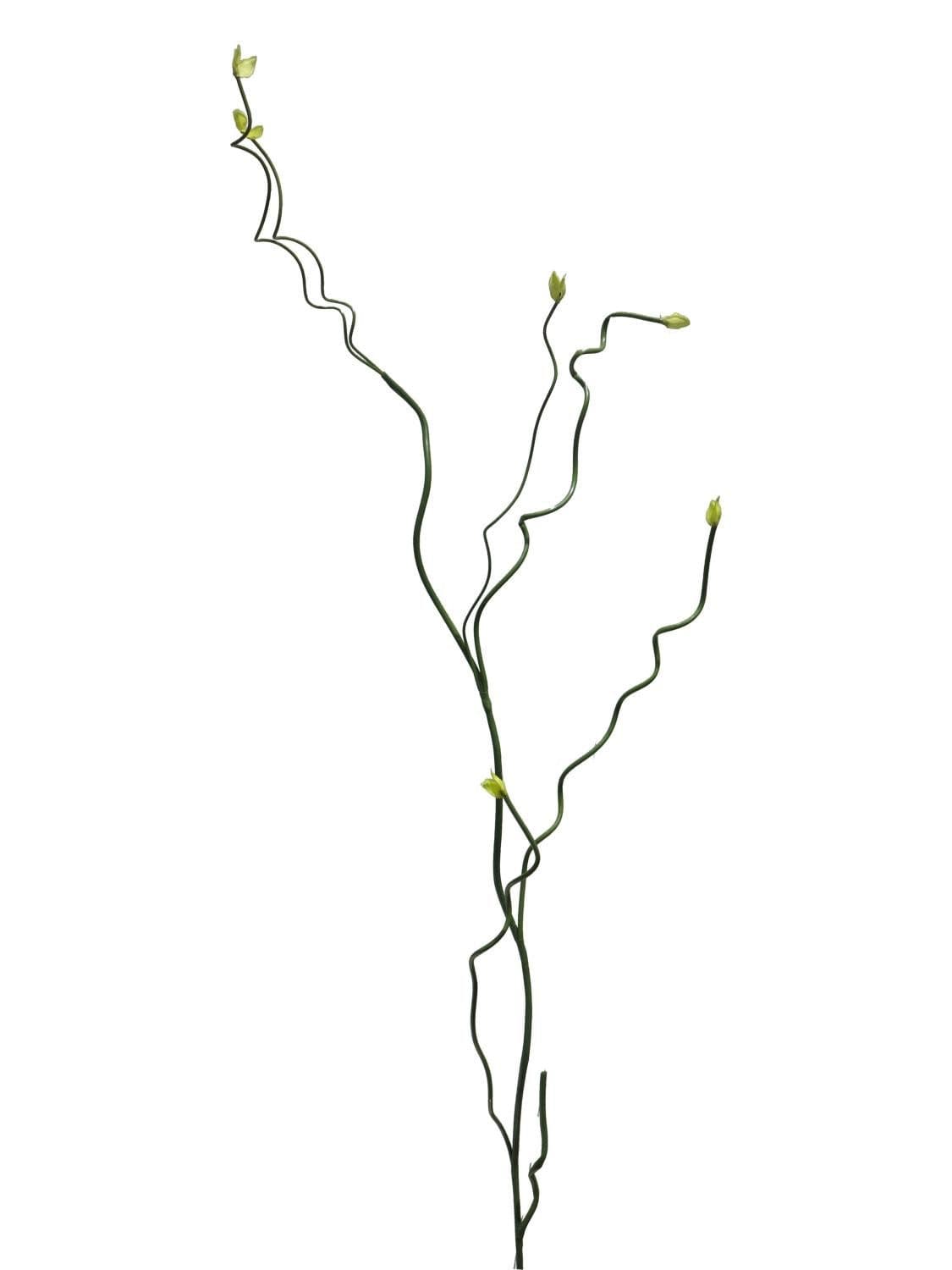 artplants Kunstzweig Korkenzieherweide Grün 115 cm
