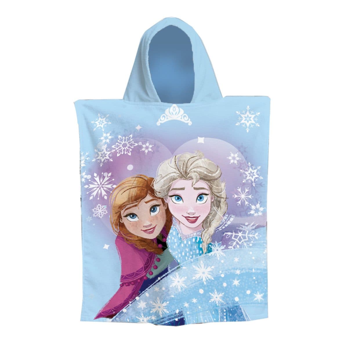 Disney Frozen Badeponcho Winter Fun Kinder Poncho mit Kapuze 100% Baumwolle