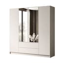 Lookway Kleiderschrank AUREL 4D2SZ Beige Push-to-Open Bild 2