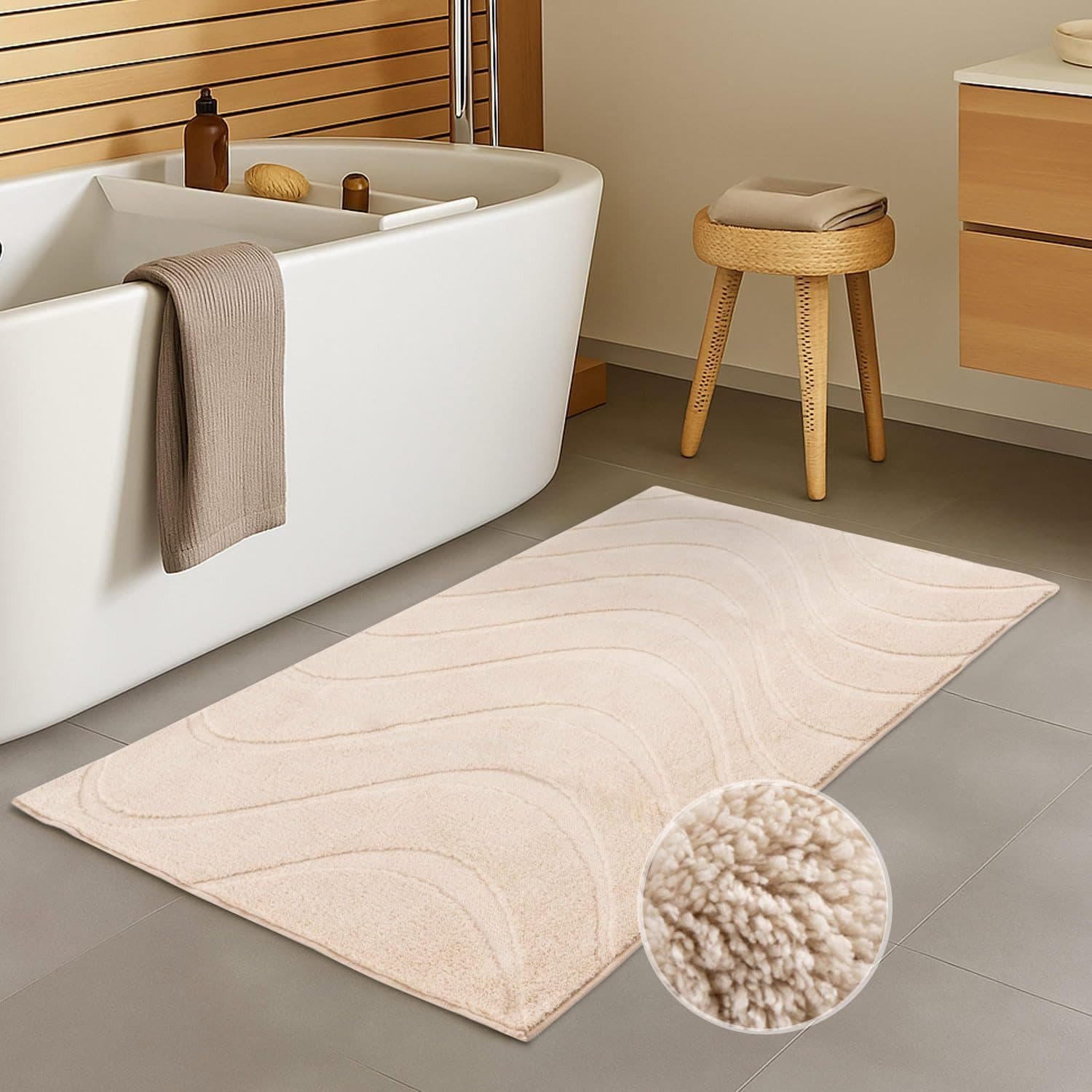 Carpet City Badematte BAT400 Badteppich Polyester - Bild 2