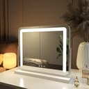 EMKE Kosmetikspiegel LED mit Beleuchtung, Touch, 3 Farben, Weiß/Schwarz Bild 2