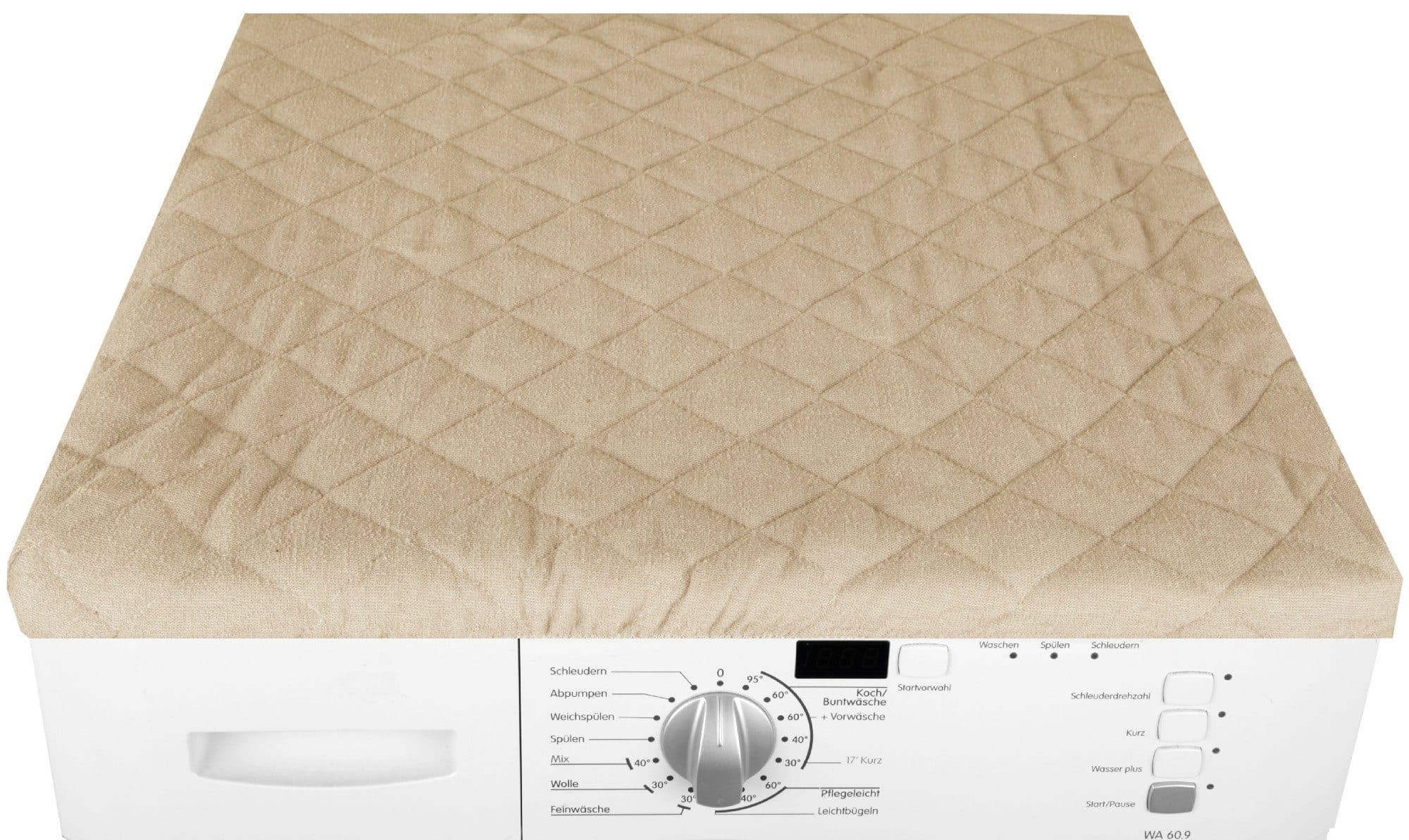 Bestlivings Waschmaschinenbezug 60x60cm Beige Baumwolle Polyester - Bild 2