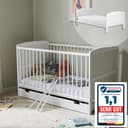 Kids Collective Babybett Weiss Kiefernholz Umbaubar Mit Schublade Bild 2