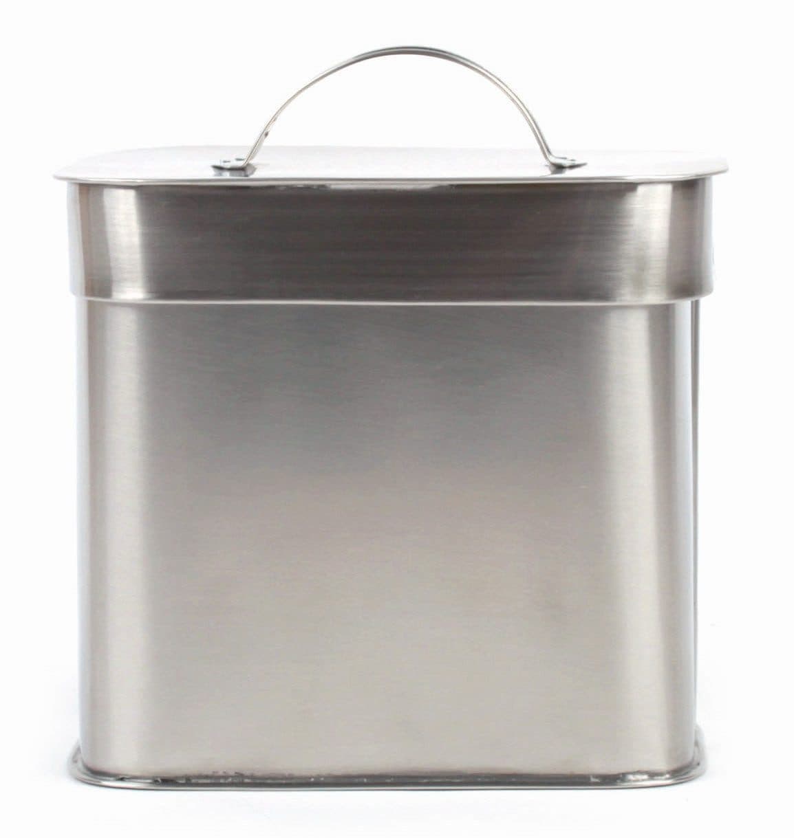 El Puente Aufbewahrungsbox Edelstahl Silber