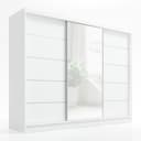 A&J MöbelLand GmbH Schiebetürenschrank ARIVA 1 mit 2 Kleiderstangen und Spiegel Bild 2