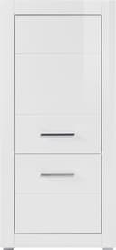 HOME AFFAIRE Mehrzweckschrank BIANCO Weiß Hochglanz Matt Bild 2