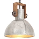 vidaXL Hängelampe Industriestil Silber Braun E27 Bild 2
